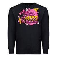 Black little miss 2nd grade Premium Sweatshirt - texasbilliewilder