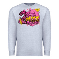 Heather Grey little miss 2nd grade Premium Sweatshirt - texasbilliewilder