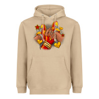 Mushroom Softball afro girl sneakers Heavyweight Hoodie - RanaPortraitStore