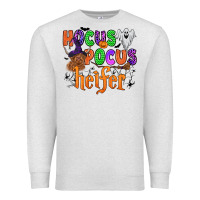 Oatmeal Heather hocus pocus heifer Premium Sweatshirt - Zillion Design Studio