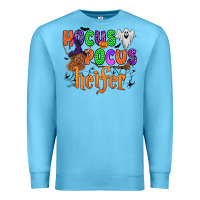 Ocean Blue hocus pocus heifer Premium Sweatshirt - Zillion Design Studio