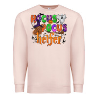 Pale Pink hocus pocus heifer Premium Sweatshirt - Zillion Design Studio