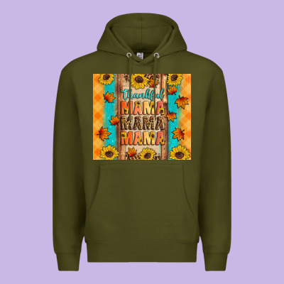 Thankful Mama Mama Mama Premium Hoodie Designed By Artiststas