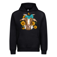 Black sunflower bandana goat Urban Hoodie - Jasminsmagicworld