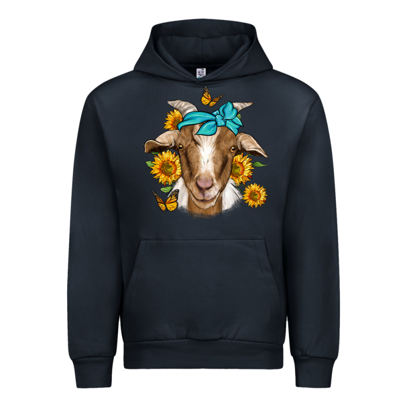 Sunflower Bandana Goat Urban Hoodie by Jasminsmagicworld | Teevron