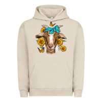 Pigment French Oak sunflower bandana goat Urban Hoodie - Jasminsmagicworld