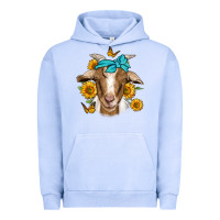 Pigment Grape Ice sunflower bandana goat Urban Hoodie - Jasminsmagicworld