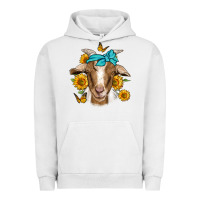 Pigment Lunar Rock sunflower bandana goat Urban Hoodie - Jasminsmagicworld