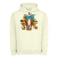 Pigment Pistachio sunflower bandana goat Urban Hoodie - Jasminsmagicworld