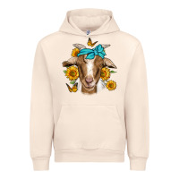 Sandshell sunflower bandana goat Urban Hoodie - Jasminsmagicworld