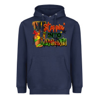 Navy Steppin' into Juneteenth black fashion girl Heavyweight Hoodie - RanaPortraitStore