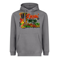 Steppin' Into Juneteenth Black Fashion Girl Heavyweight Hoodie | Teevron