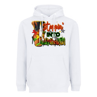 White Steppin' into Juneteenth black fashion girl Heavyweight Hoodie - RanaPortraitStore