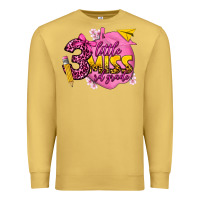 Antique Gold little miss 3 rd grade Premium Sweatshirt - texasbilliewilder