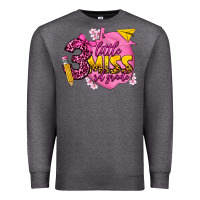 Charcoal Heather little miss 3 rd grade Premium Sweatshirt - texasbilliewilder