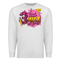 Oatmeal Heather little miss 3 rd grade Premium Sweatshirt - texasbilliewilder