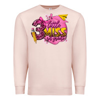 Pale Pink little miss 3 rd grade Premium Sweatshirt - texasbilliewilder