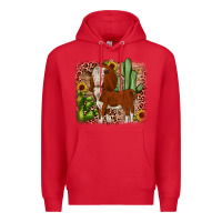 Red Hereford cactus sunflower Premium Hoodie - JahusDesignShop