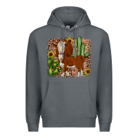 Rock Hereford cactus sunflower Premium Hoodie - JahusDesignShop