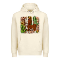Hereford Cactus Sunflower Premium Hoodie | Teevron