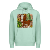 Seafoam Hereford cactus sunflower Premium Hoodie - JahusDesignShop