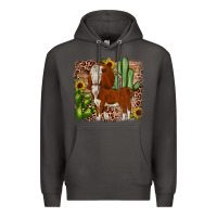 Smoke Hereford cactus sunflower Premium Hoodie - JahusDesignShop