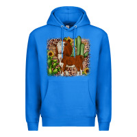 True Royal Hereford cactus sunflower Premium Hoodie - JahusDesignShop