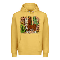 Antique Gold Hereford cactus sunflower Premium Hoodie - JahusDesignShop