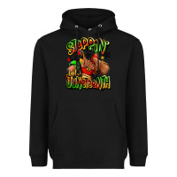 Black Steppin' into Juneteenth sneaker and heel afro wom Heavyweight Hoodie - RanaPortraitStore