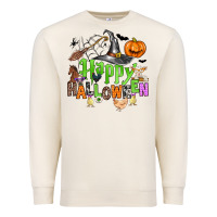 Sandshell happy halloween farm animals Premium Sweatshirt - Zillion Design Studio