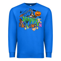 True Royal happy halloween farm animals Premium Sweatshirt - Zillion Design Studio