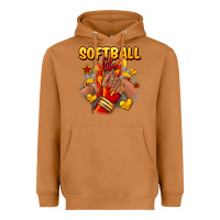 Meerkat Softball life afro girl sneakers Heavyweight Hoodie - RanaPortraitStore
