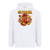 White Softball life afro girl sneakers Heavyweight Hoodie - RanaPortraitStore