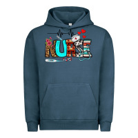 Pigment Midnight Navy western nurse Urban Hoodie - BundleAndBundleShop