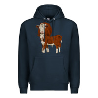Navy hareford Premium Hoodie - JahusDesignShop