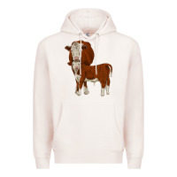 Pale Pink hareford Premium Hoodie - JahusDesignShop