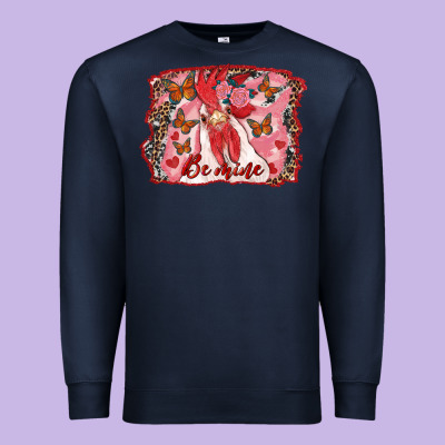 Be Mine Rooster Premium Sweatshirt Designed By Ranaportraitstore