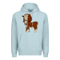 Blue Mist hareford Premium Hoodie - JahusDesignShop