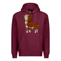 Burgundy hareford Premium Hoodie - JahusDesignShop