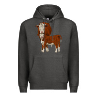 Charcoal Heather hareford Premium Hoodie - JahusDesignShop