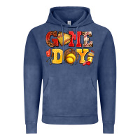 Vintage Denim game day softball Vintage Hoodie - AdoDesignShop