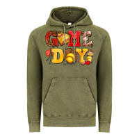 Vintage Olive game day softball Vintage Hoodie - AdoDesignShop