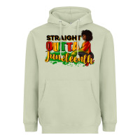 Matcha Straight outta Juneteenth Heavyweight Hoodie - RanaPortraitStore