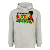 Moon Dust Straight outta Juneteenth Heavyweight Hoodie - RanaPortraitStore