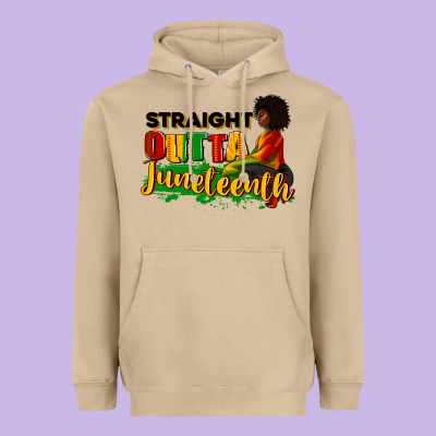 Heavyweight Hoodie Straight outta Juneteenth