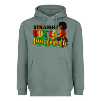 Sage Straight outta Juneteenth Heavyweight Hoodie - RanaPortraitStore