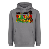 Storm Straight outta Juneteenth Heavyweight Hoodie - RanaPortraitStore