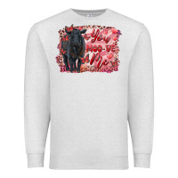 Oatmeal Heather you moo ve  me black angus Premium Sweatshirt - RanaPortraitStore