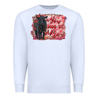 White you moo ve  me black angus Premium Sweatshirt - RanaPortraitStore