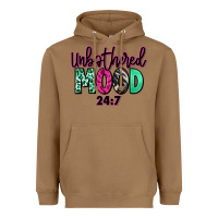 Toasted Coconut Unbothered mood 24:7 Heavyweight Hoodie - RanaPortraitStore